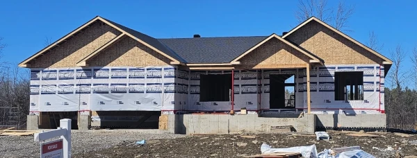 New Build, home under construction spring 2025, Done Right Roofing Roofers 20250414