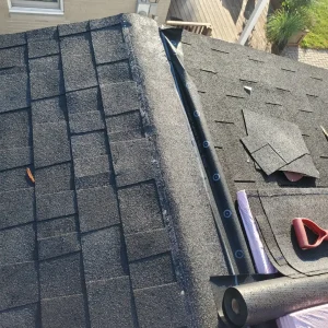 Done Right Roof Install – in progress – top view Done Right Roof install in progress in Ottawa - Top View